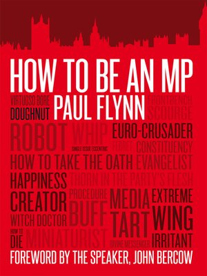 cover image of How to be an MP